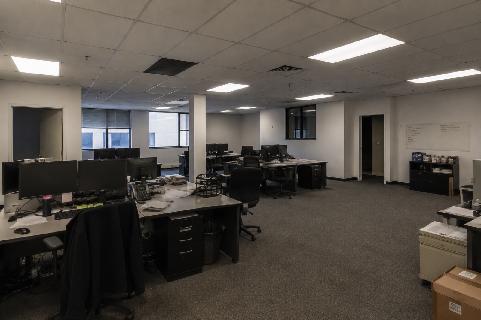 Dated commercial floor
